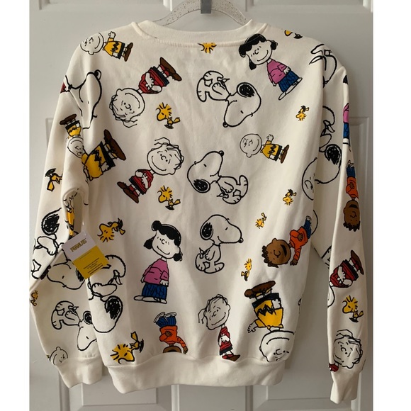 NWT Peanuts Characters Sweatshirt - Picture 2 of 4